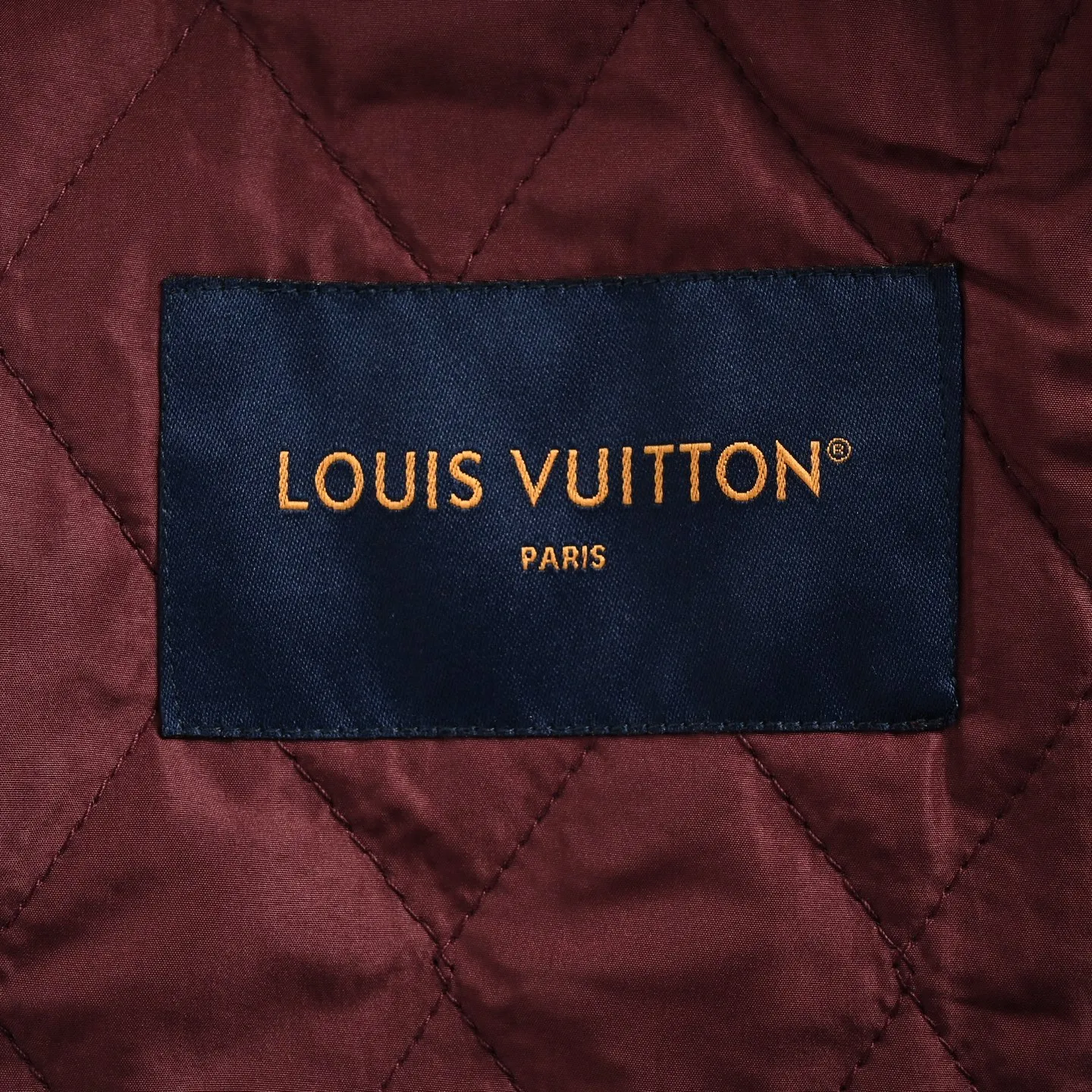 Louis Vuitton/Louis Vuitton embroidered letter logo baseball jacket